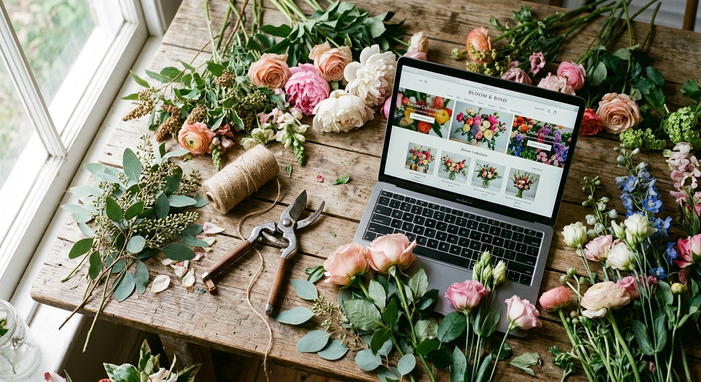 Site web pour fleuriste : comment vendre vos bouquets en ligne en 2026