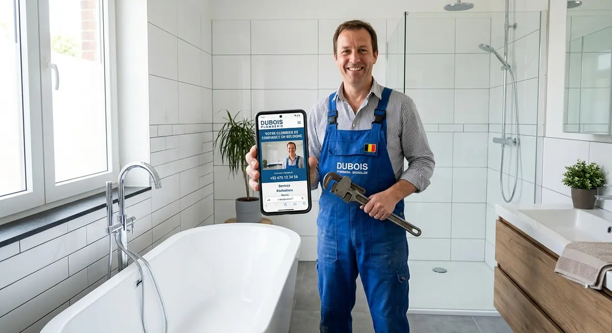 Créer un site web pour plombier en Belgique : le guide complet